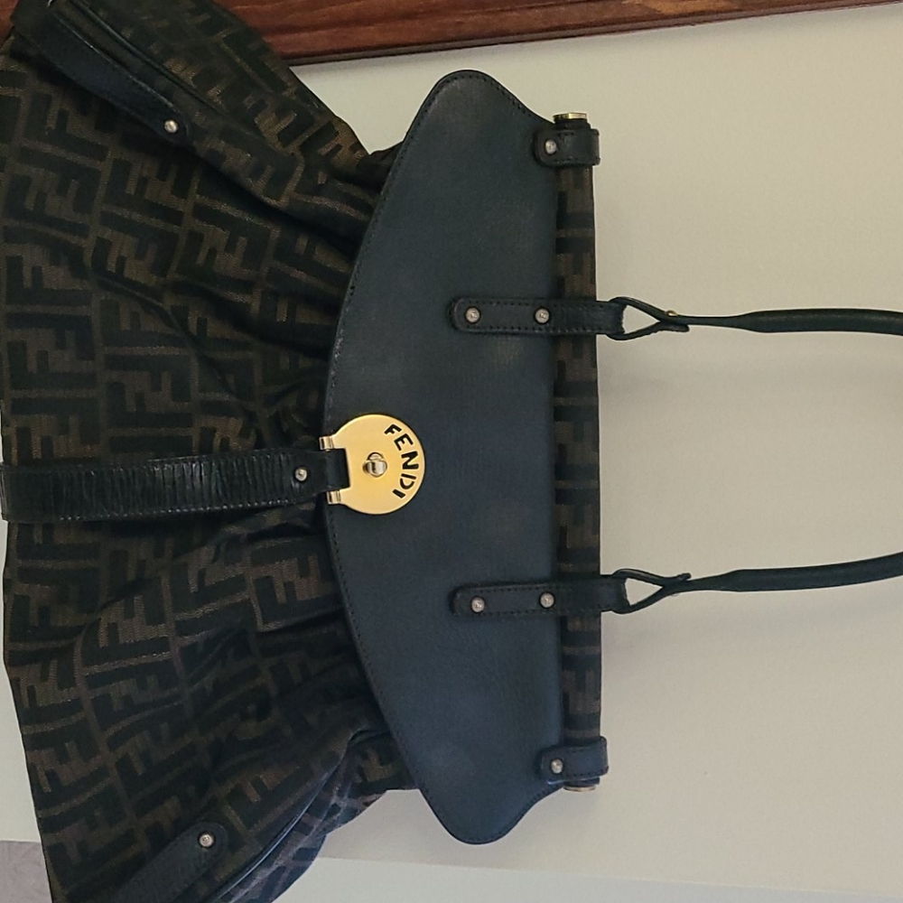 Fendi Zucca Magic Large Handbag